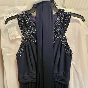Jessica Howard Navy Embellished Dress